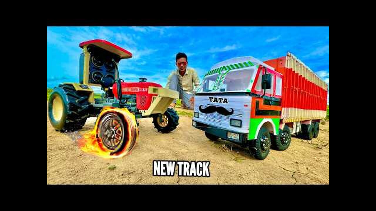 RC Tochan King Tractor Vs RC TATA LPT 1210 - Chatpat toy TV