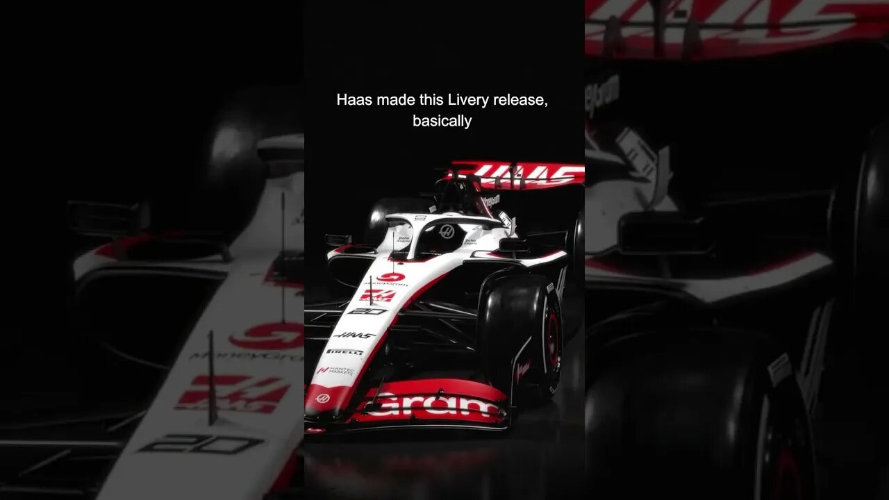 Haas VF-23 livery reveals | #shorts #haasf1team