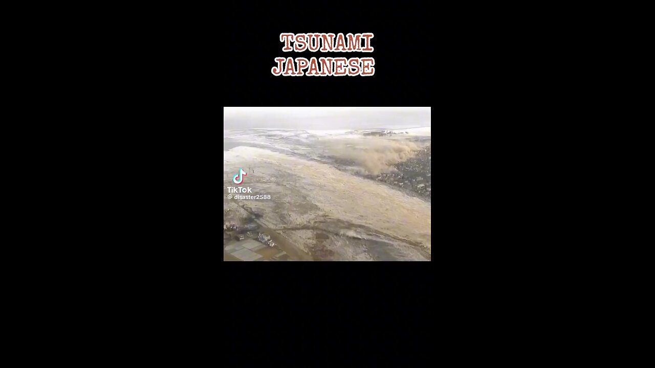 🌊TSunami🌊🌀 in Japanese🇯🇵🇯🇵