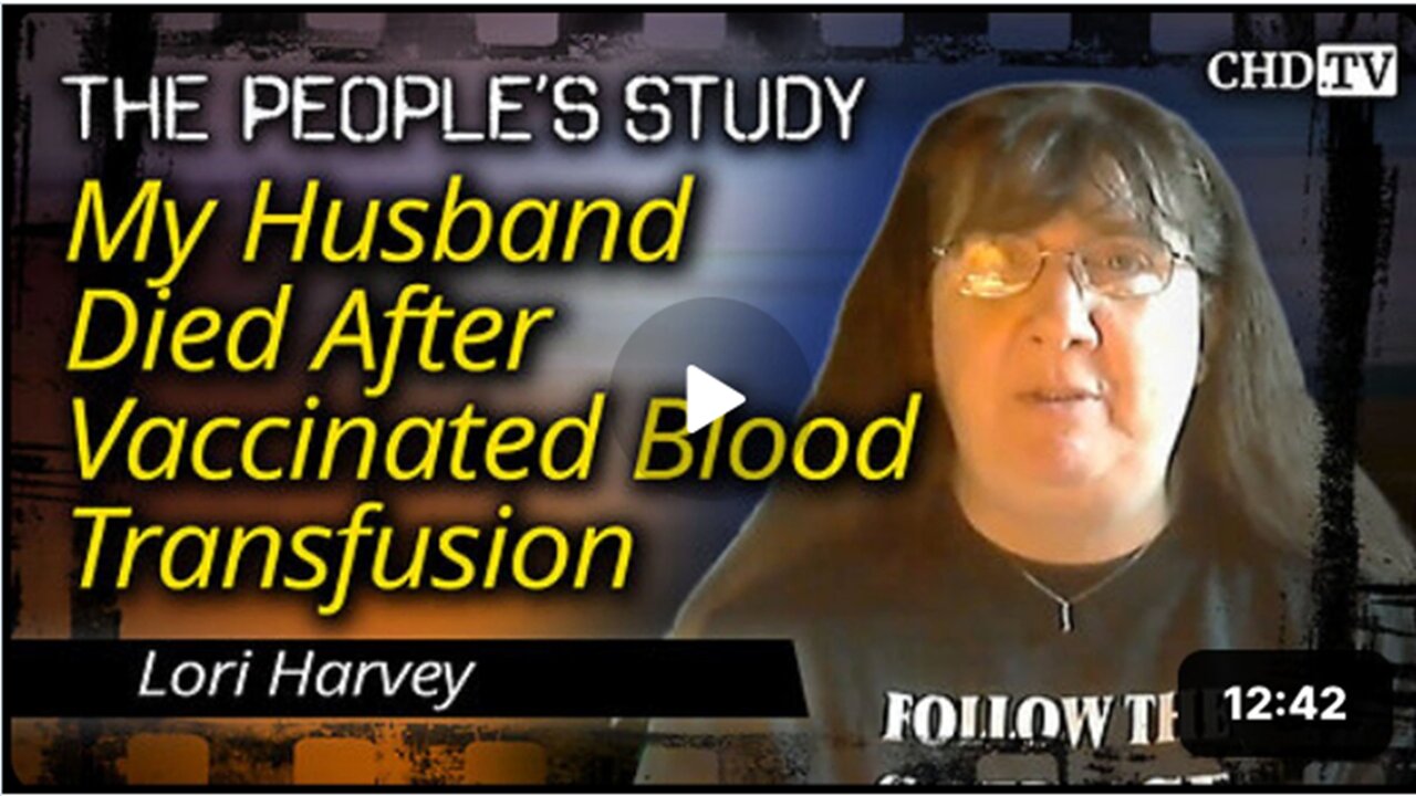 My Husband Died After Vaccinated Blood Transfusion