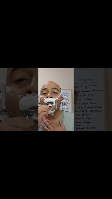 ASMR Merkur 34C HD first try. 💈🪒🧼🔊💈#asmr #shavingproducts #sotd #wetshaving #safetyrazor #relaxing