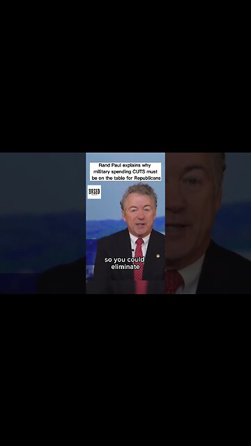 Rand Paul says military spending cuts MUST be on table for GOP