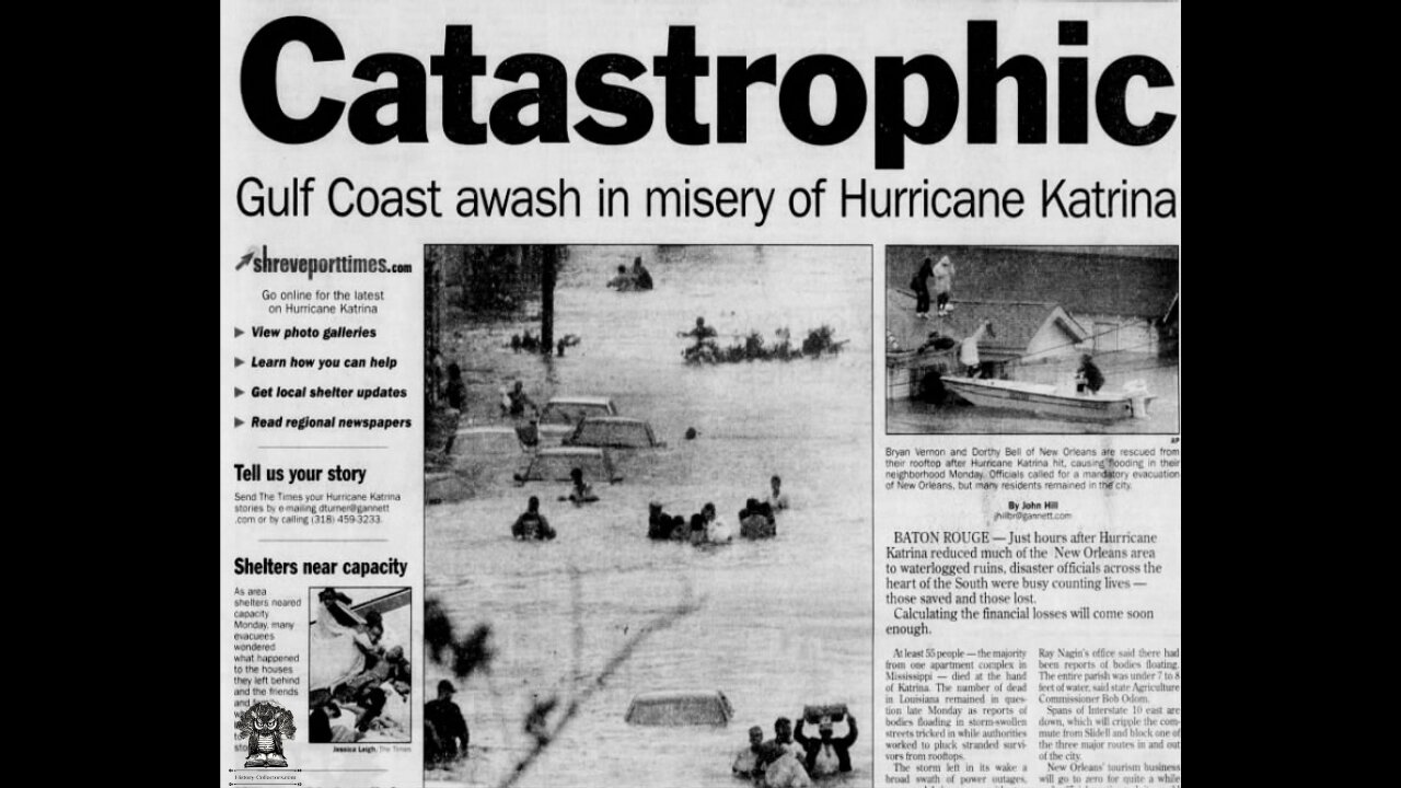 #OnThisDate August 29, 2005 - Katrina's Devastation