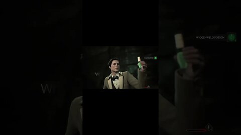 This is what happens after I drink the heal portion - Hogwarts Legacy