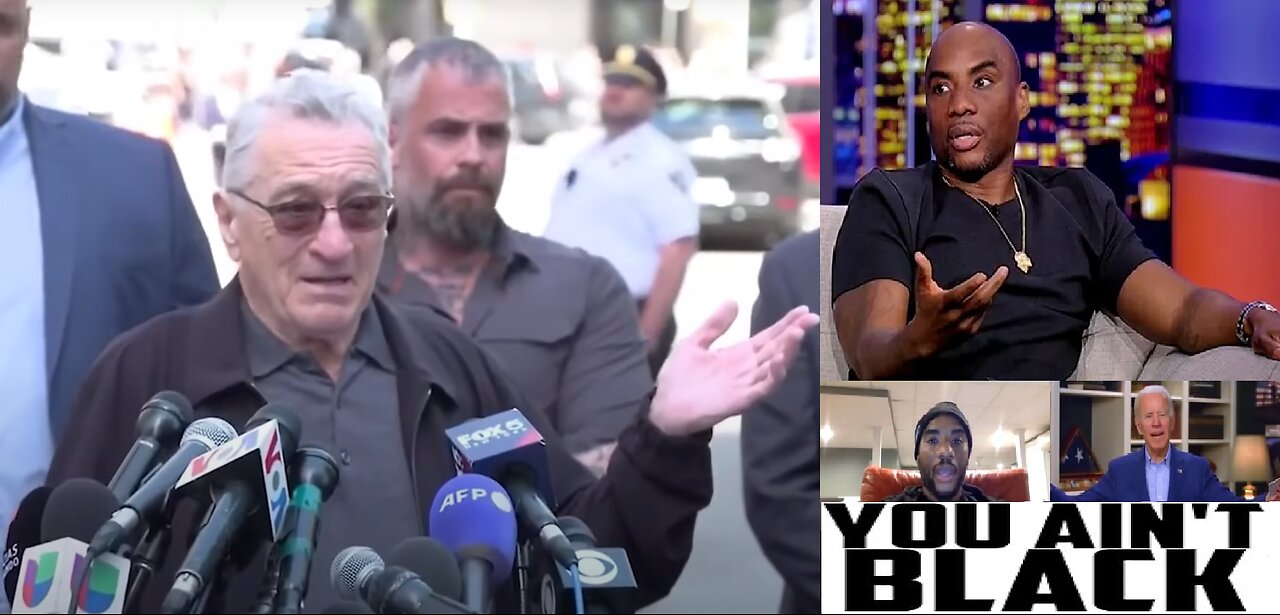 Robert De Niro Rages Against Trump Again & Biden's Boy Charlamagne tha God Supports De Niro’s TDS