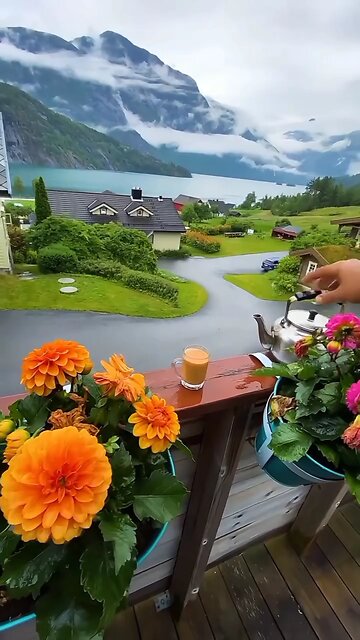 Panoramic mountain landscape 😍 #mountains