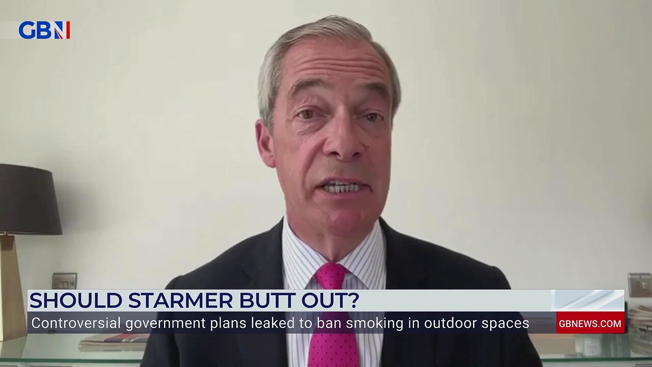 'The END of the British pub': Farage in OUTRAGE over smoking ban from Starmer's 'nanny state!'