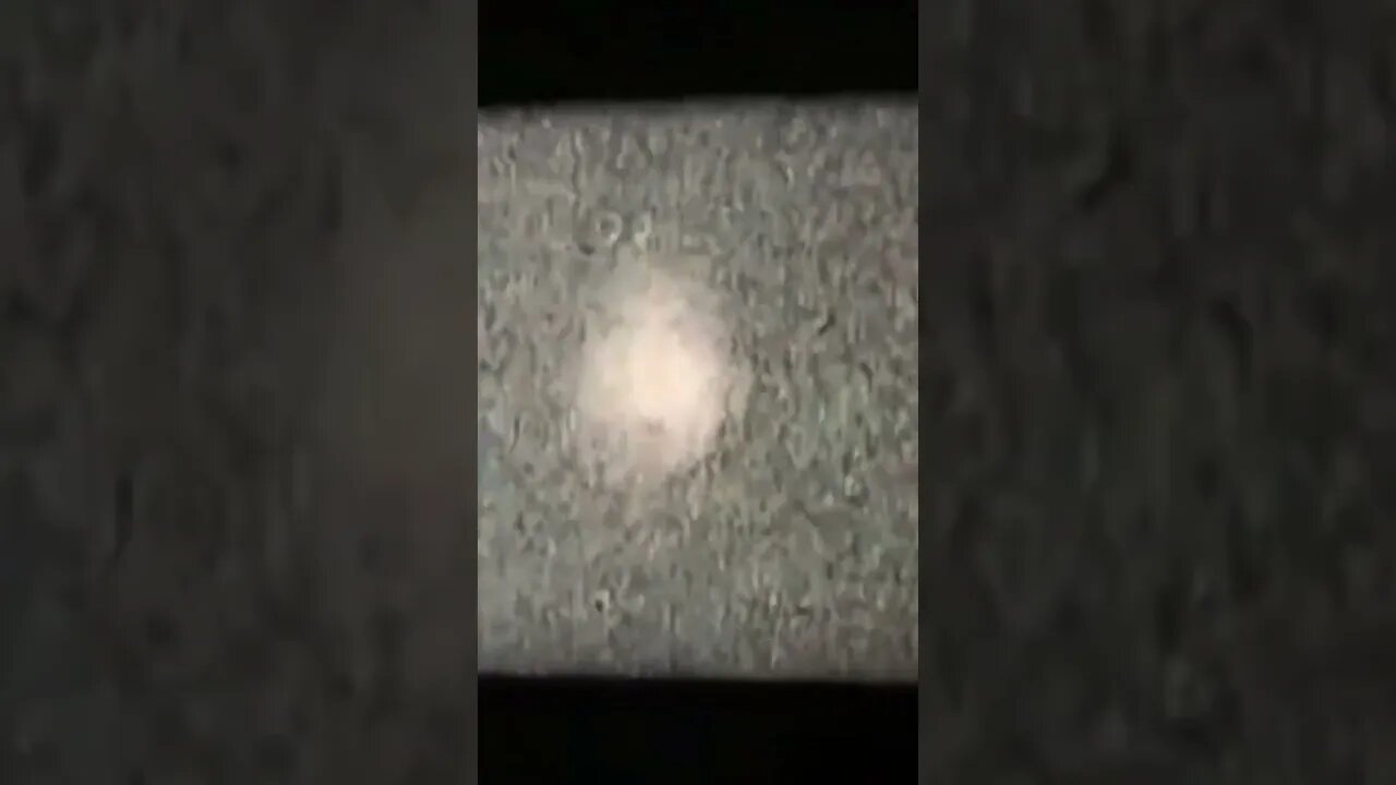 A face in the darkness!