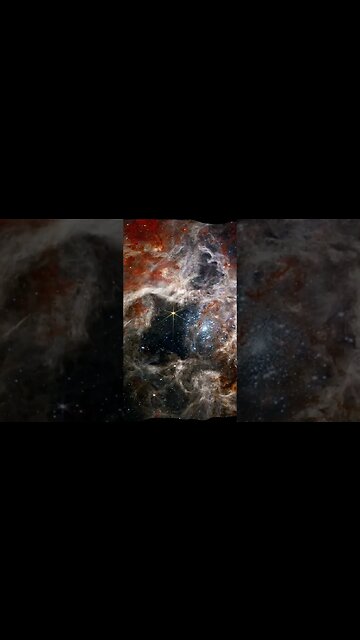 Tarantula Nebula James Webb Telescope 3D map #new #shorts #space