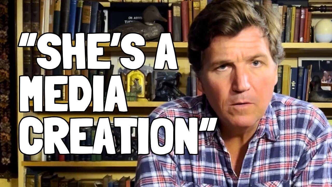 'She's Purely a Media Creation': Tucker Carlson Dishes on How Terrible Kamala Really Is