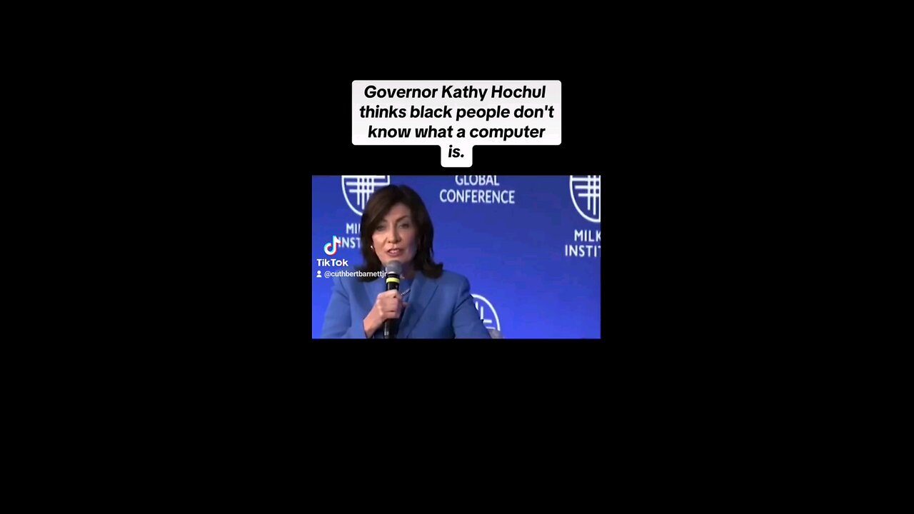 Kathy Hochul, Please Shut up about Black people 😒