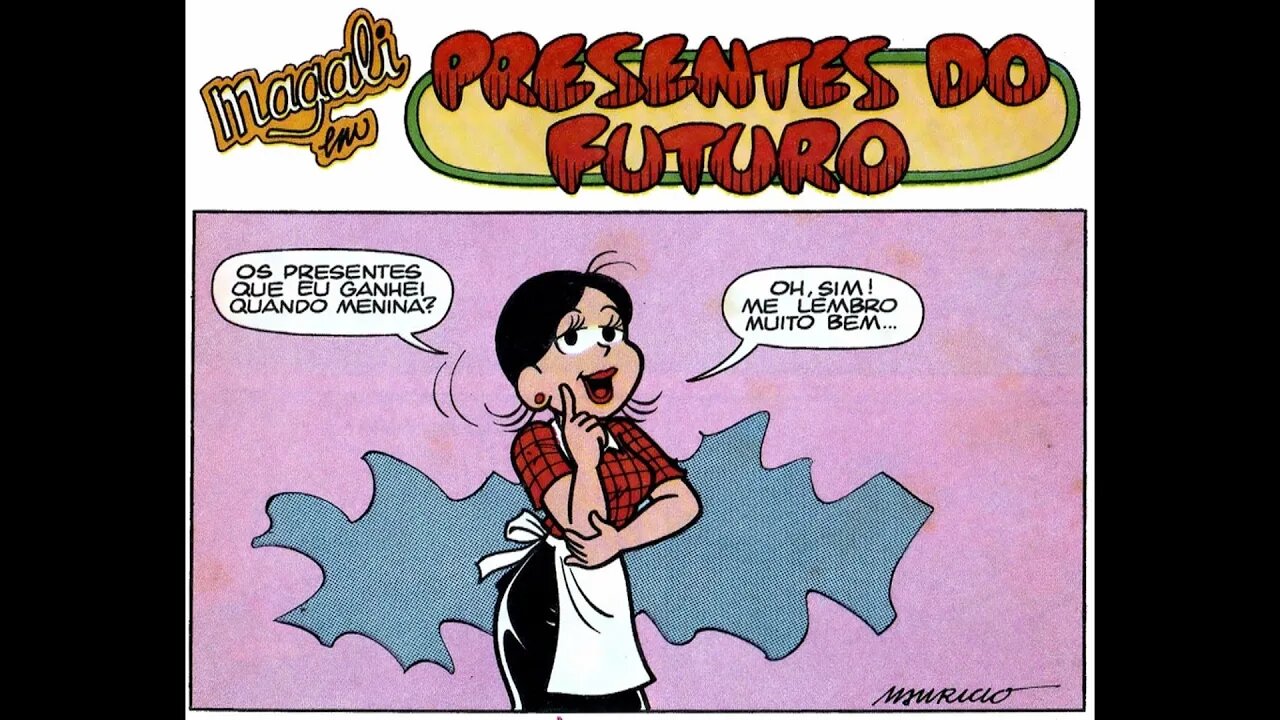 Magali em-Presentes do futuro | Gibis do Rapha 2