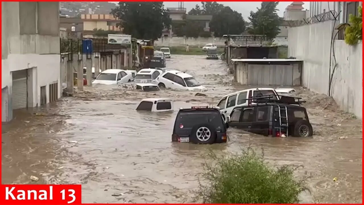 Heavy flooding in Bosnian town of Kiseljak after severe rainstorm