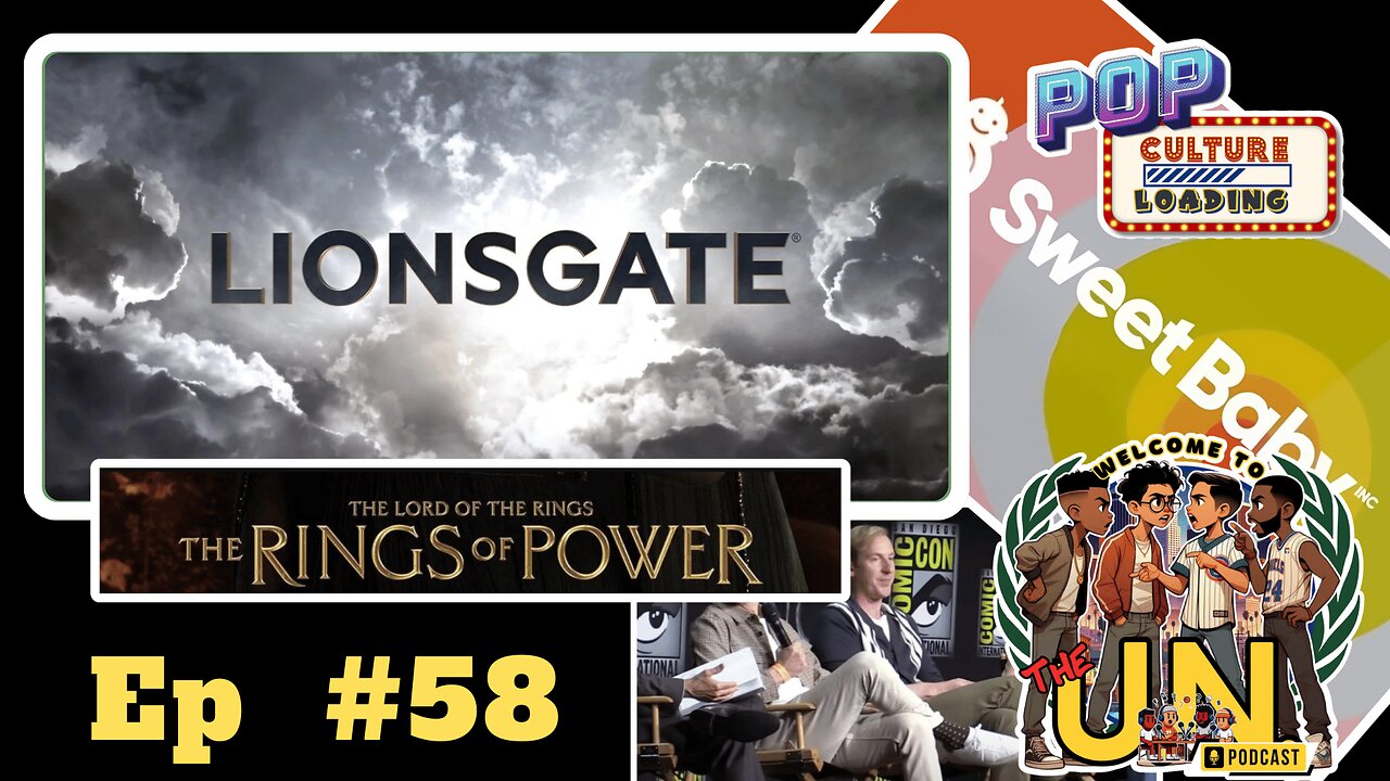 Lionsgate and AI | Sweet Baby inc and getting work | Rings of Power showrunners hate o.g. fans