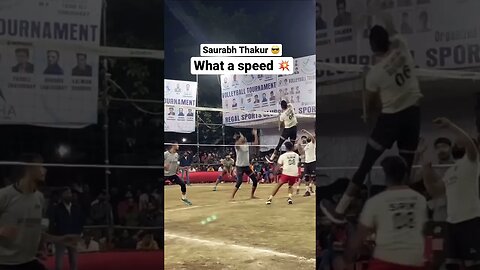 What a speed 💥, Saurabh Thakur 😎 match link in description 👇