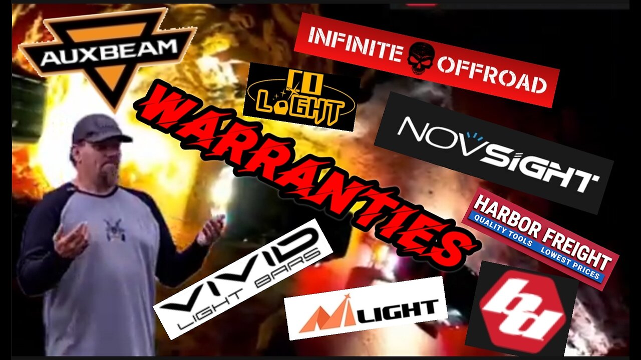 WARRANTIES Baja Designs, Auxbeam, Novsight, Nilight, CoLight, Roadshock, Vivid, Infinite Offroad