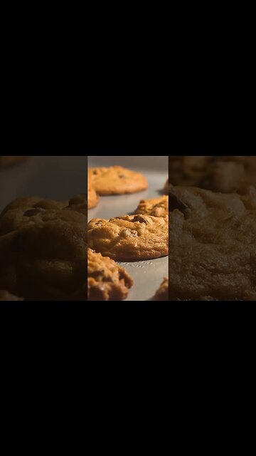 Baking Chocolate chip cookies time lapse #timelapse #cooking #choclate #cookies #chocochipscookies