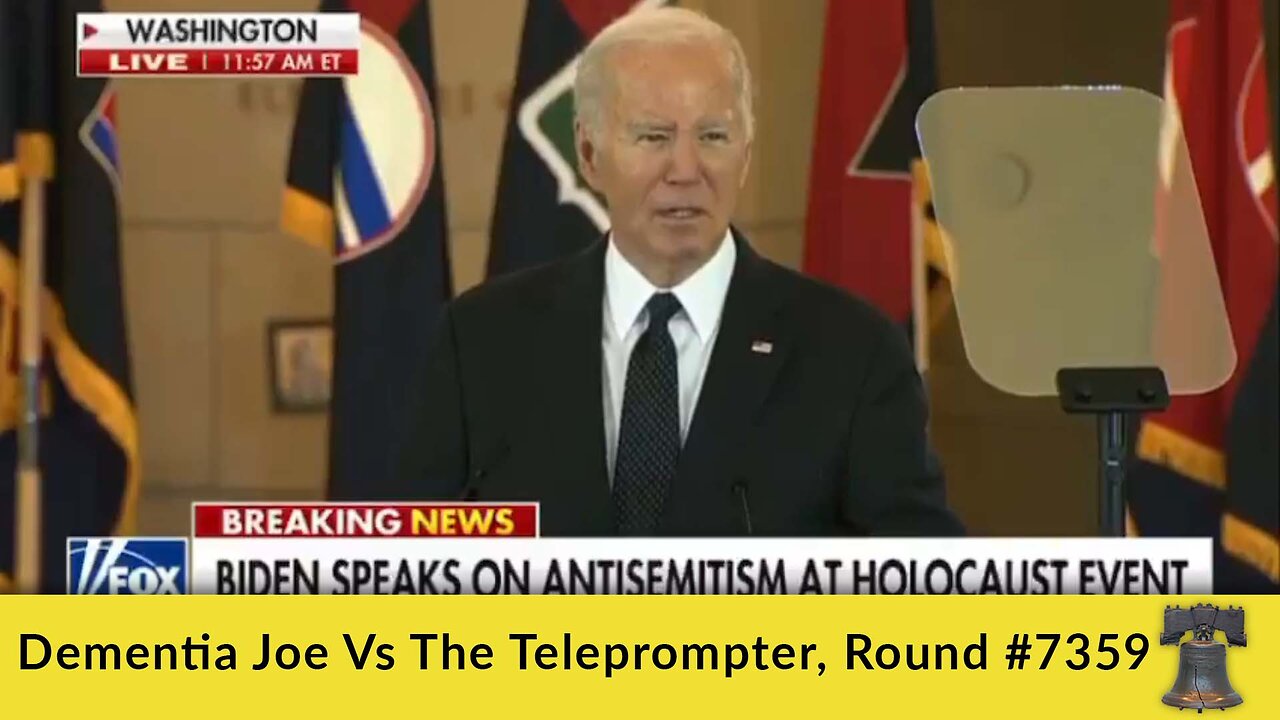 Dementia Joe Vs The Teleprompter, Round #7359