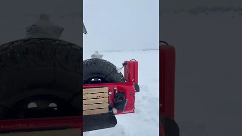 Cooking bacon in the snow #jeeplife #snow #overland #wintercamping