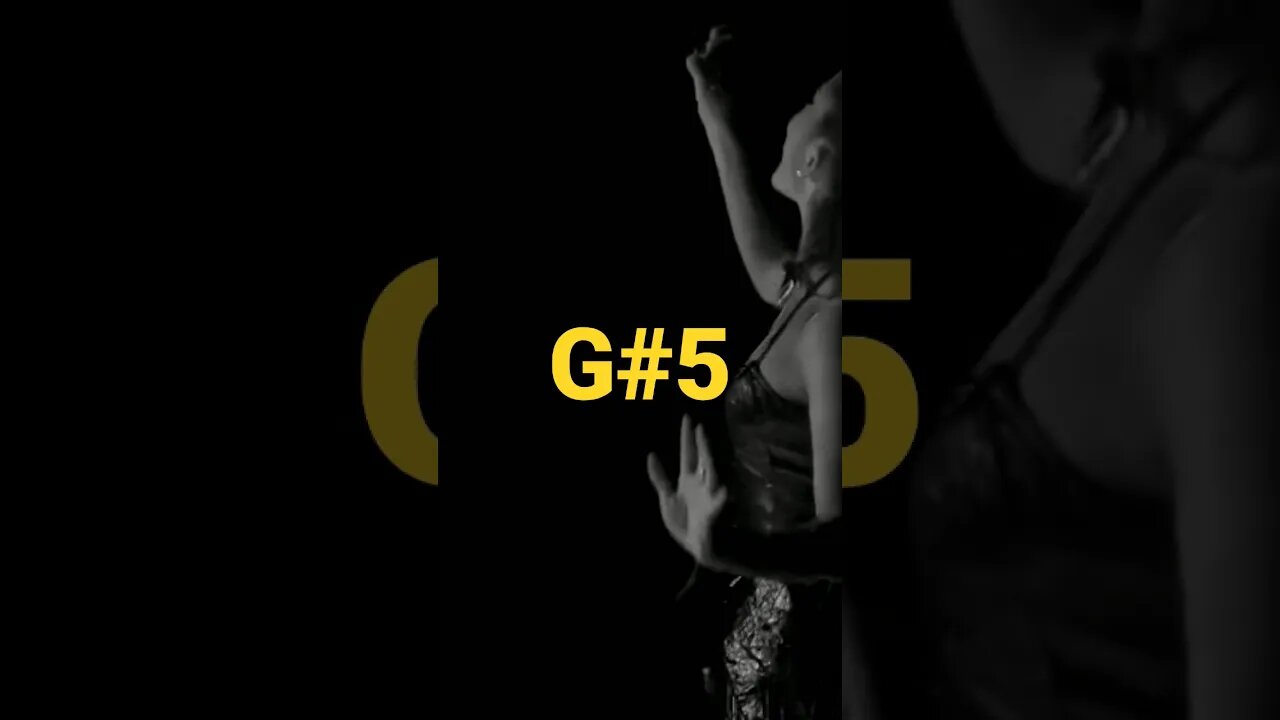 🟡 Ariana Grande • G#5 | #focus #shorts #arianagrande #highnotes #vocalrange #subscribe #live #vocals