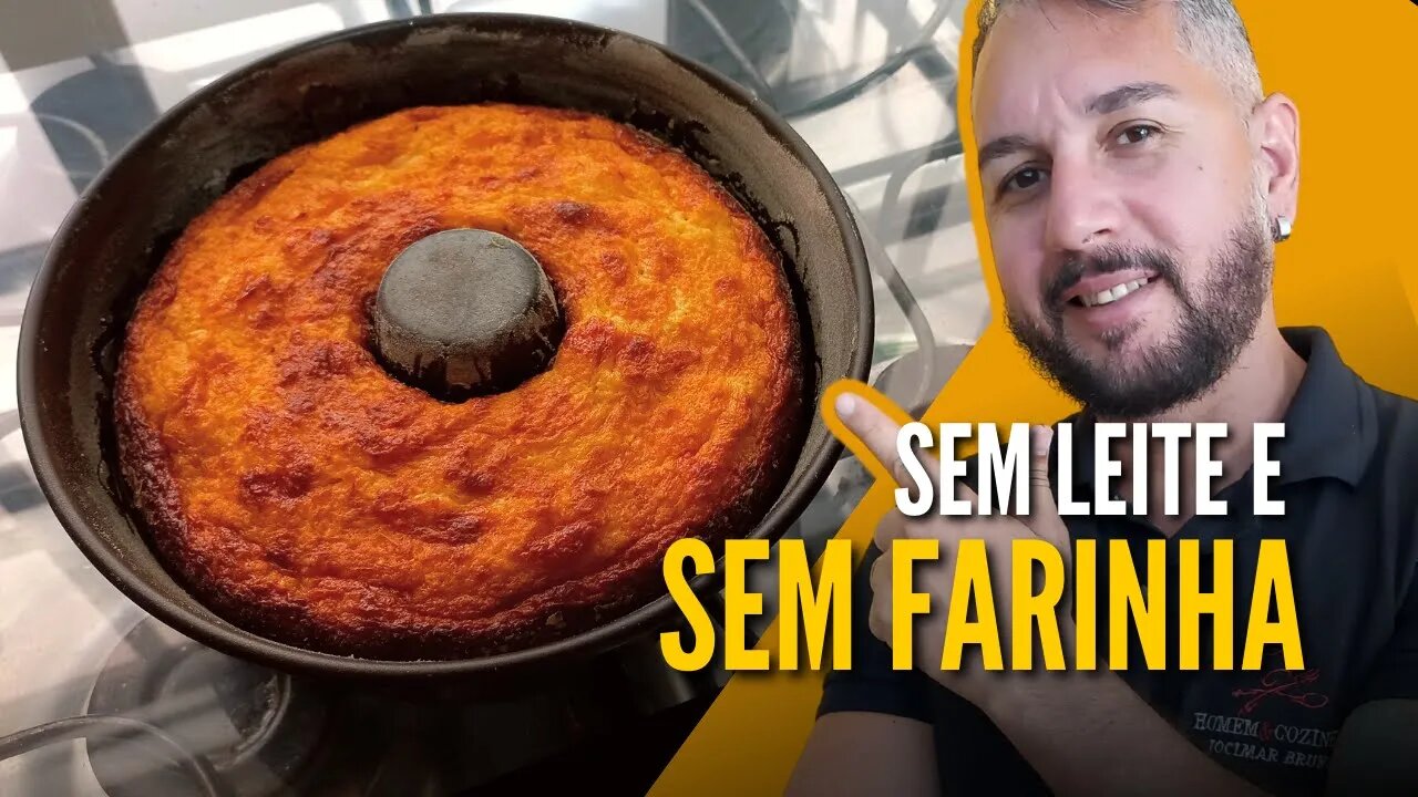 Bolo de MILHO sem FARINHA e sem LEITE