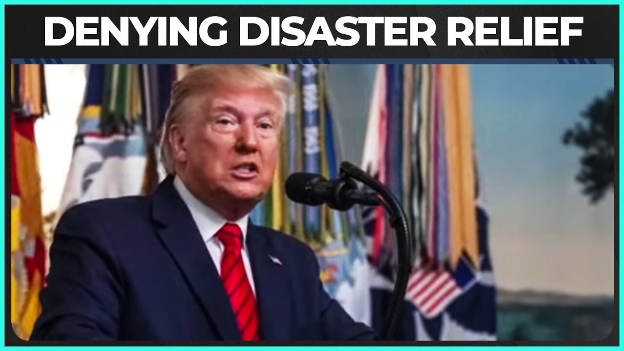 Trump Tried To WITHHOLD Disaster Aid From Victims Who Didn't Vote For Him