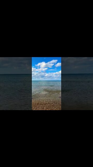 Skipping a Rock at the Beach #beach #summertime