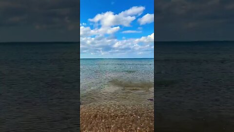 Skipping a Rock at the Beach #beach #summertime