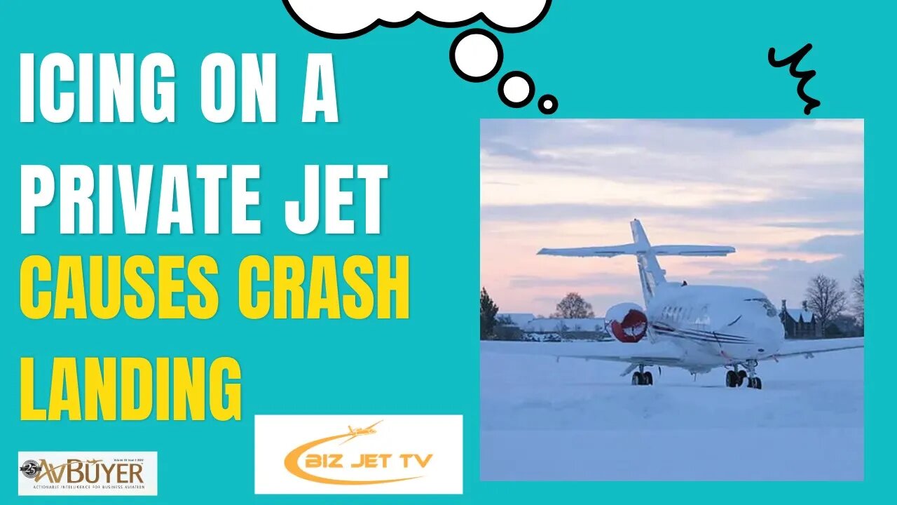 Icing on a Private Jet Causes a Crash Landing