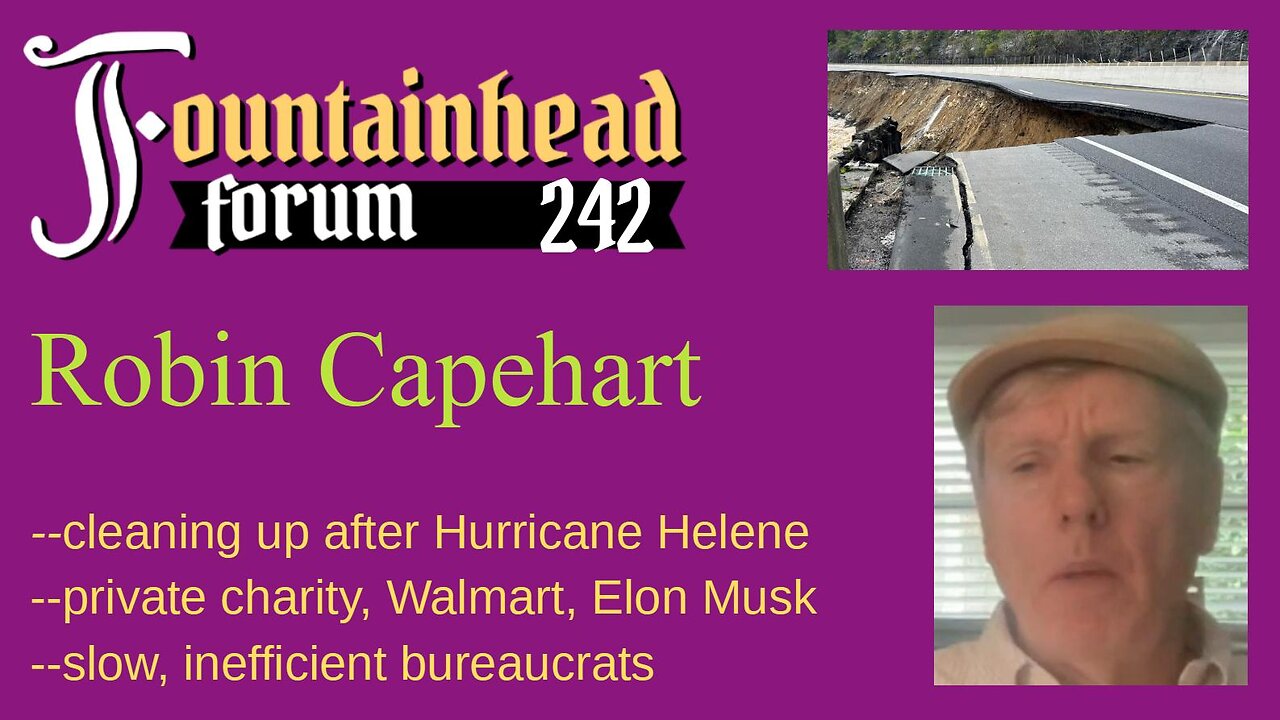 FF-242: Robin Capehart on cleaning up after flooding from Hurricane Helene