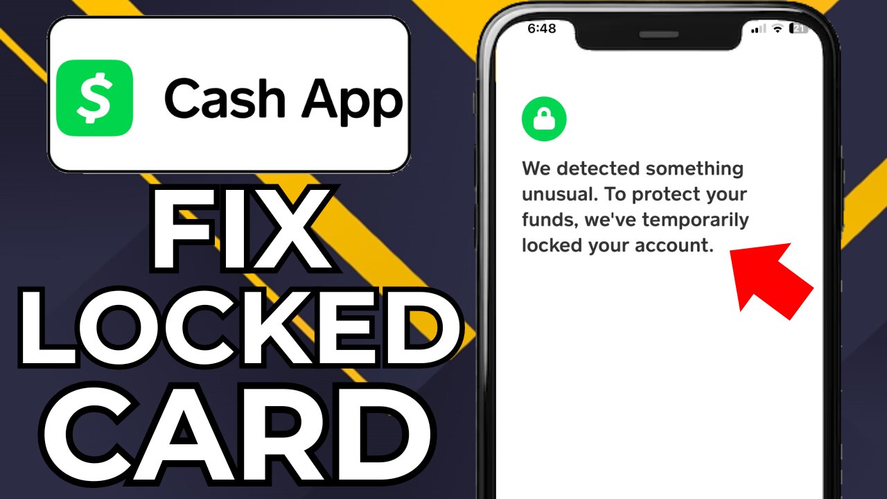 HOW TO FIX LOCKED CASH APP CARD