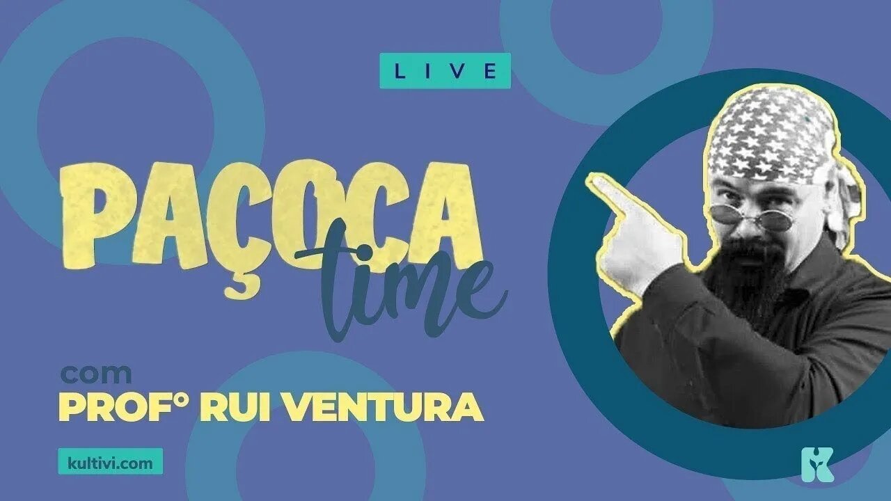 LIVE | Paçoca Time | Edição #66 | Professor Rui Ventura