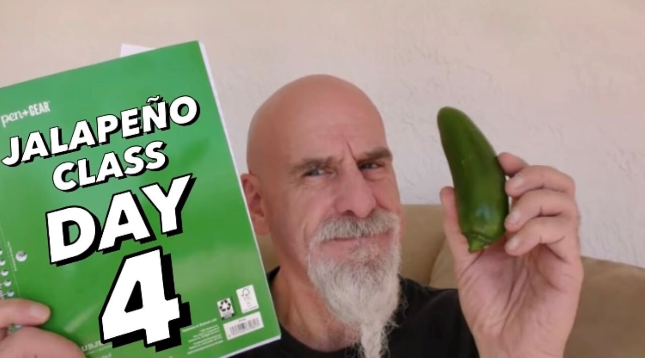 The Jalapeno Pepper Tutorial Series for NEW CHILI HEADS! DAY 4! Tomorrow is a big day! You got this!