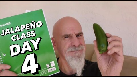 The Jalapeno Pepper Tutorial Series for NEW CHILI HEADS! DAY 4! Tomorrow is a big day! You got this!