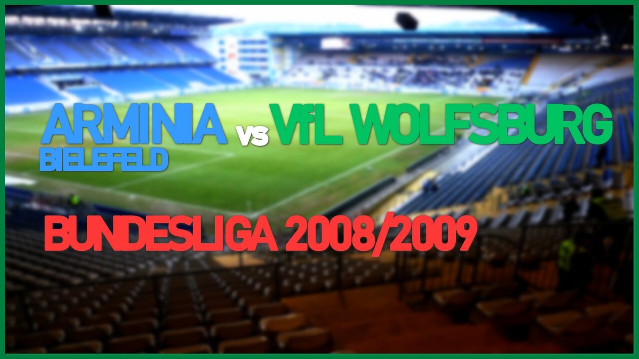 Arminia Bielefeld vs VfL Wolfsburg (Germany Bundesliga 2008/2009)