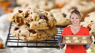 Caramel Pretzel Chocolate Chunk Cookies