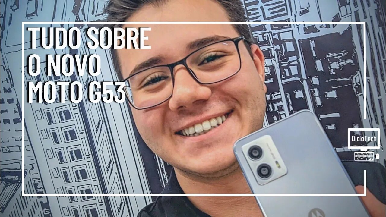 MOTOROLA LANÇA MOTO G53 COM 5G E eSIM - PRINCIPAIS DESTAQUES E PREÇO!