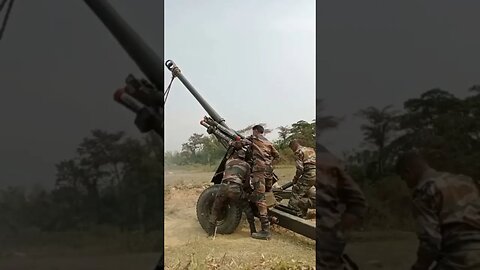 Artillery Test Firing Military weapons test Firing video #shorts #indianarmy #ytshorts