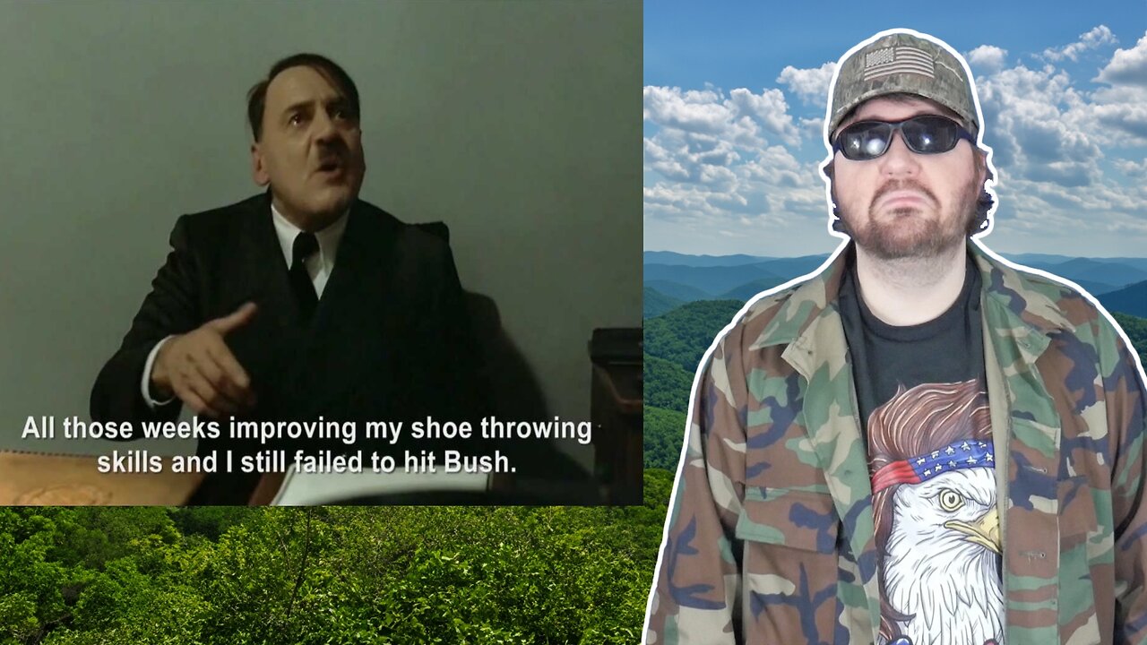 Hitler Throws His Shoes At President Bush (HRP) - Reaction! (BBT)