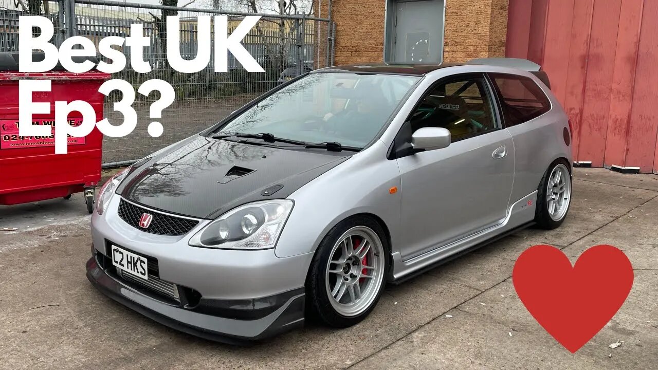 Danny’s Favourite Honda Civic Ep3 TypeR on the Rolling Road