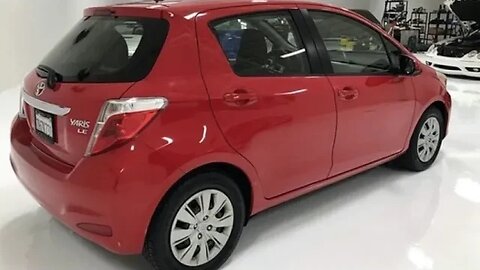 2013 TOYOTA YARIS 5-DOOR L FOR SALE IN COSTA MESA CALIFORNIA