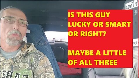 Frank Berris Is A Lucky Man - Others Might Think He Is Right - Sorry Driver License Required