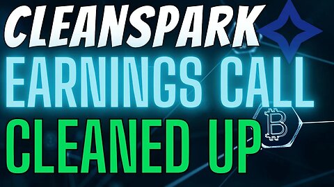 Clsk Stock Edited Earnings Call