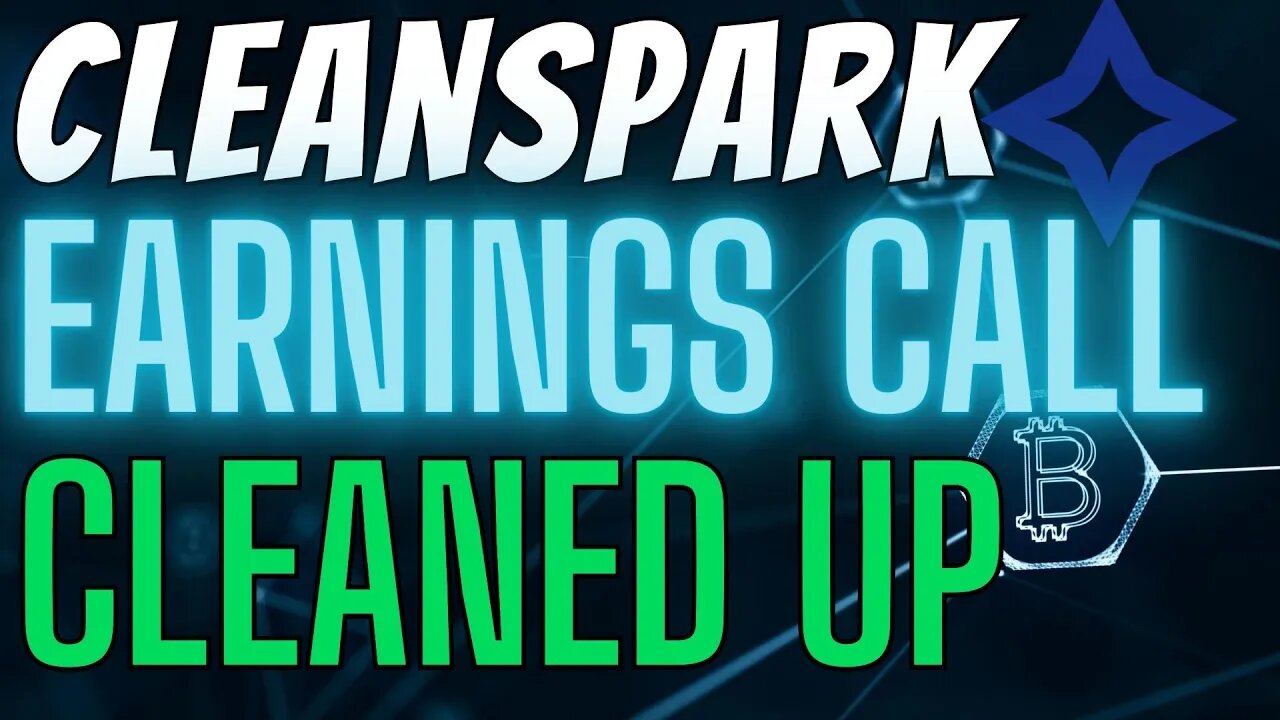 Clsk Stock Edited Earnings Call