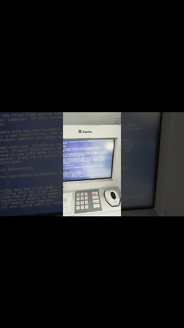 Itaú de Santos roubando seu dinheiro tela azul na hora do saque