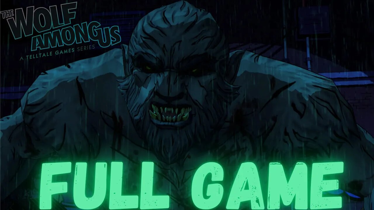 THE WOLF AMONG US Gameplay Walkthrough FULL GAME