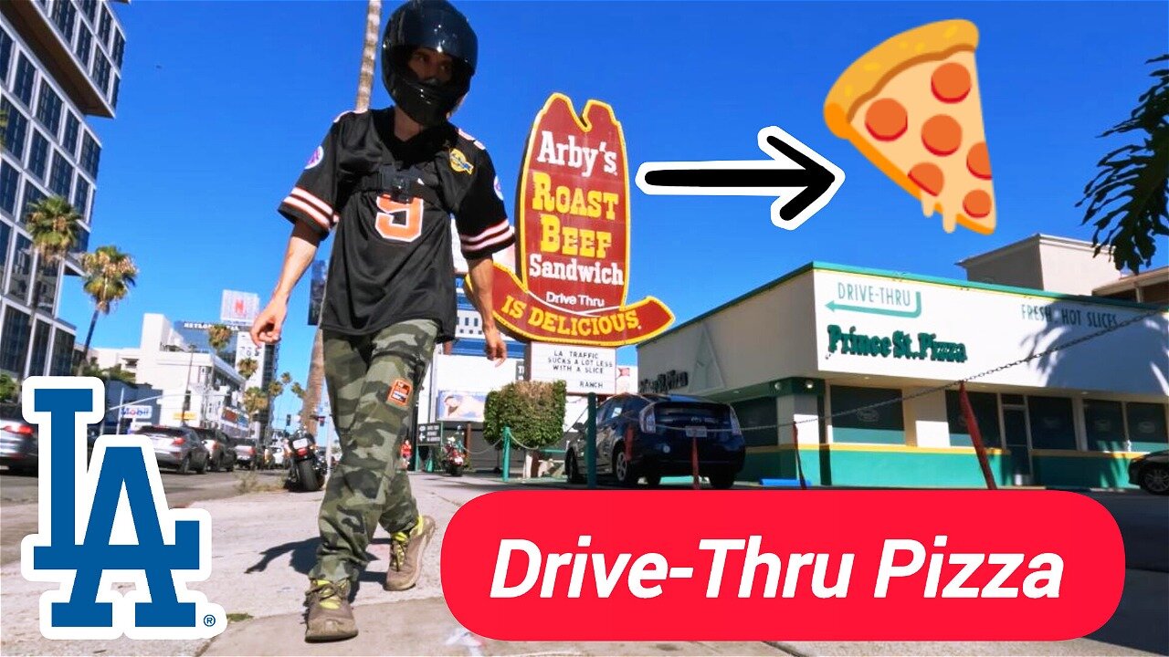 First Pizza Drive-Thru in LA ( Prince Street Pizza)