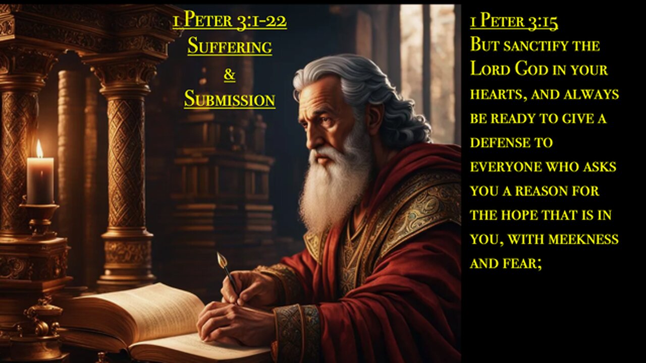 ** 1 Peter 3:1-22 - Suffering & Submission ** | Grace Bible Fellowship Monmouth County | Sermons