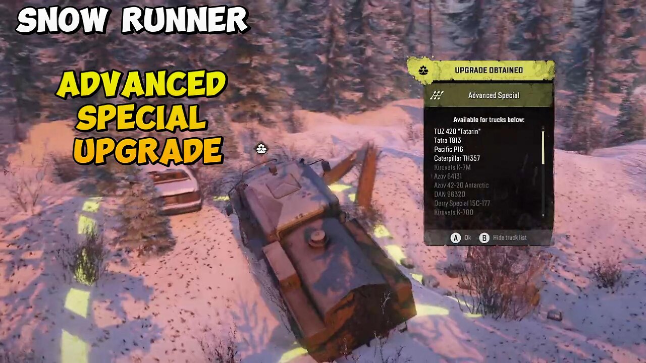 Snow Runner Advanced Special Upgrade