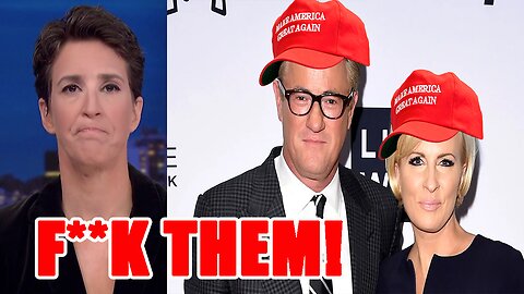 MSNBC's Rachel Maddow is PISSED OFF with Morning Joe!